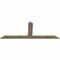 Ekena Millwork Portland Rough Sawn Timber Gable Bracket, Douglas Fir, 84"W x 31"H x 2"D x 6"F, 9/12 Pitch GBW084X31X0206POR00RDF - alternate 3